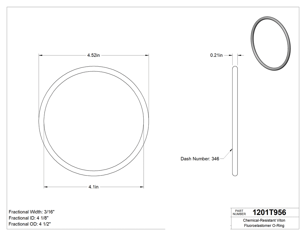 Technical drawing - 1201T956